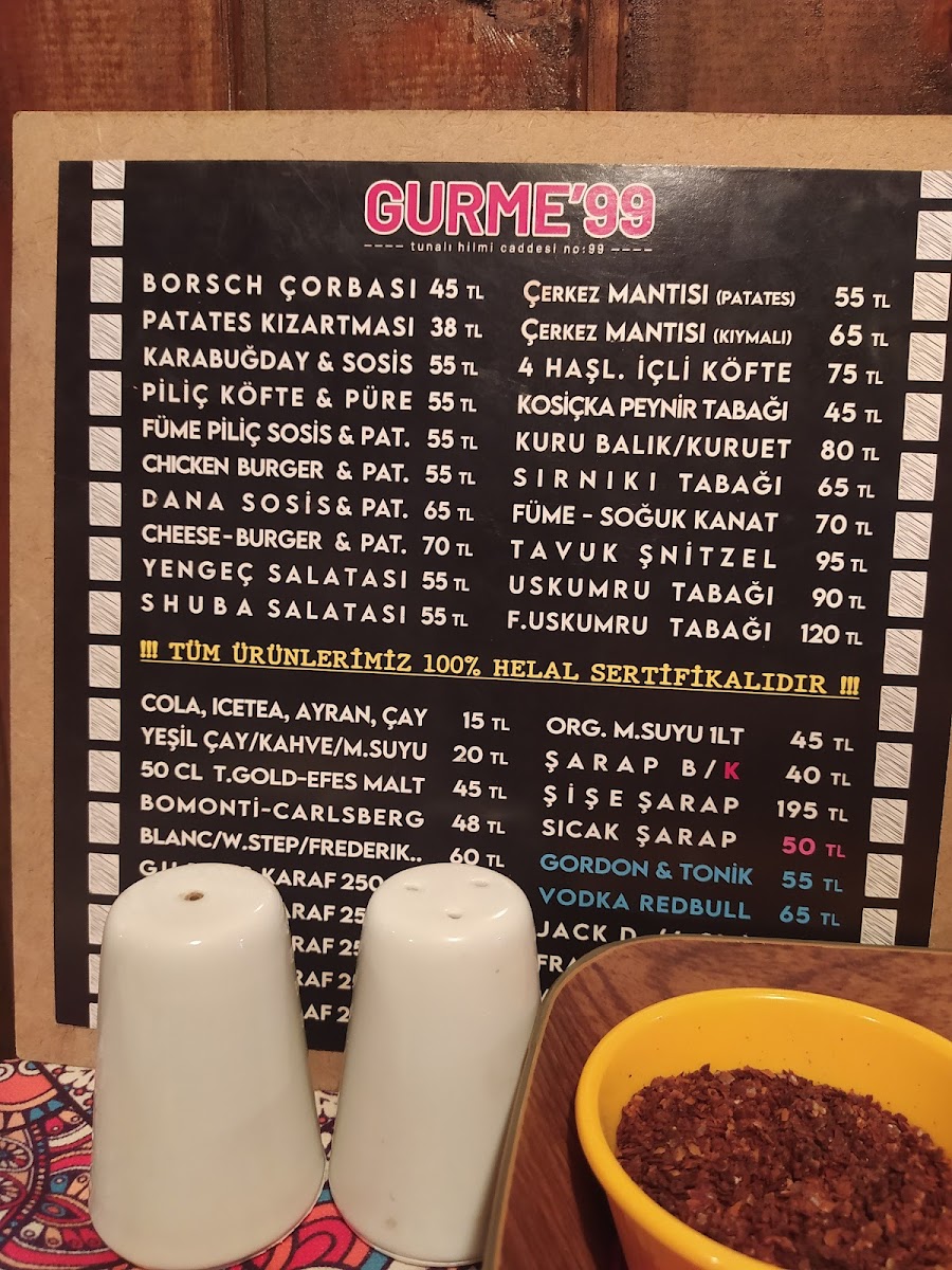 Menu Gurme99 Restorant Karaoke Valet-4